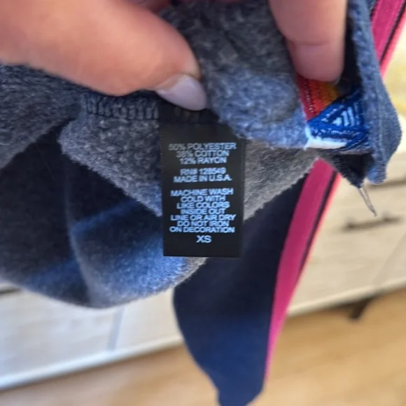 Aviator Nation Bolt Stripe Crop Sweatshirt - Picture 5 of 6